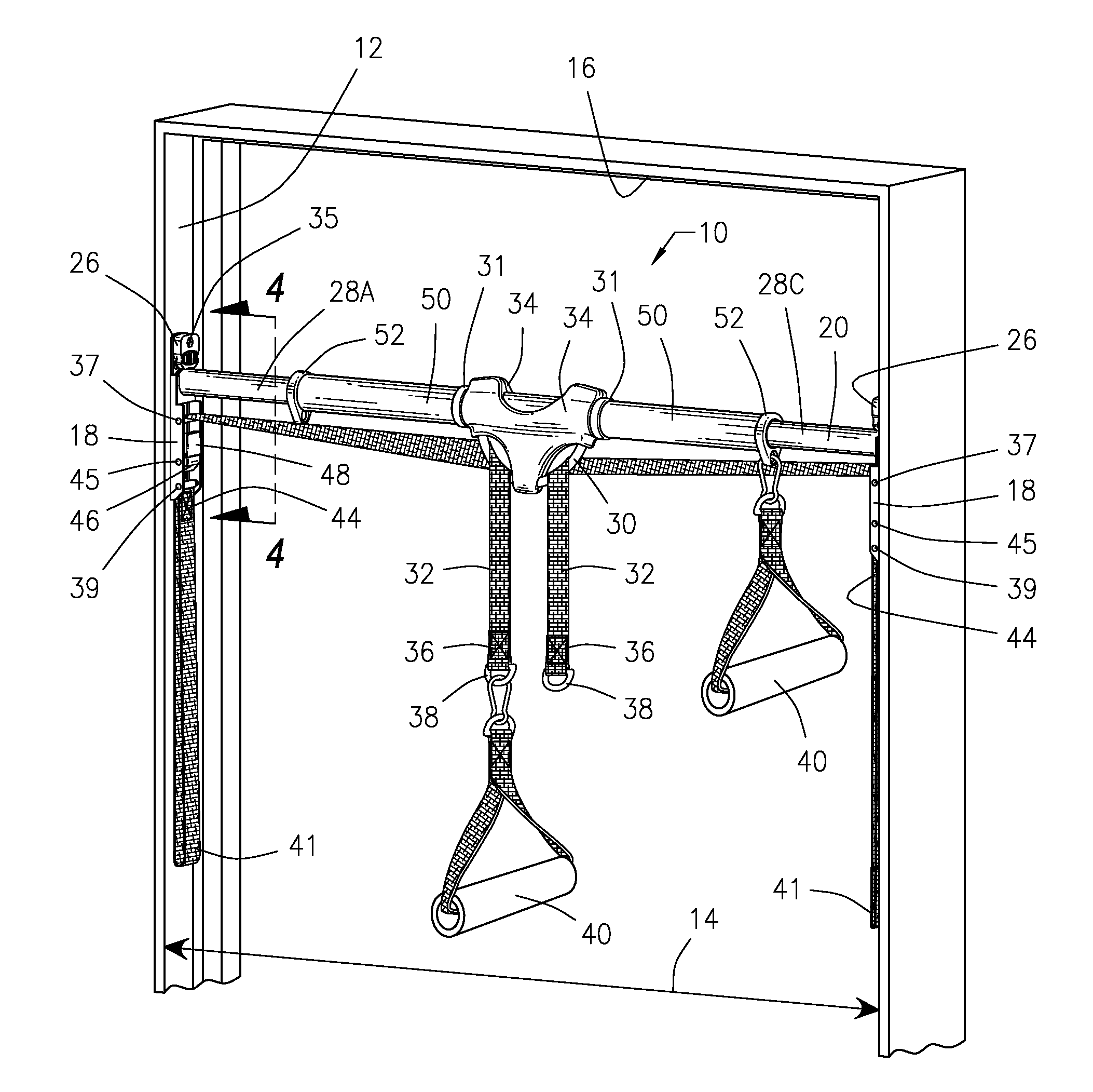 Suspension gym