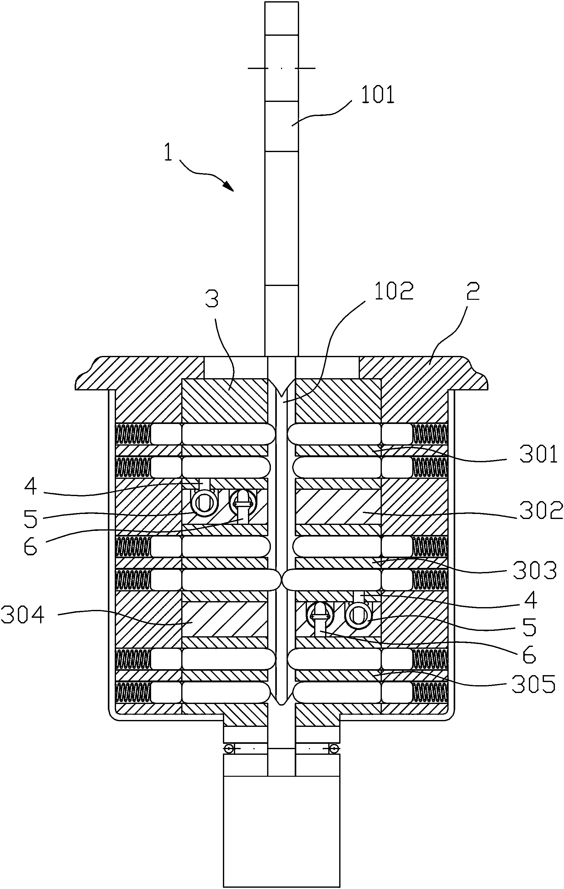 Combination of lock and key and application method of combination