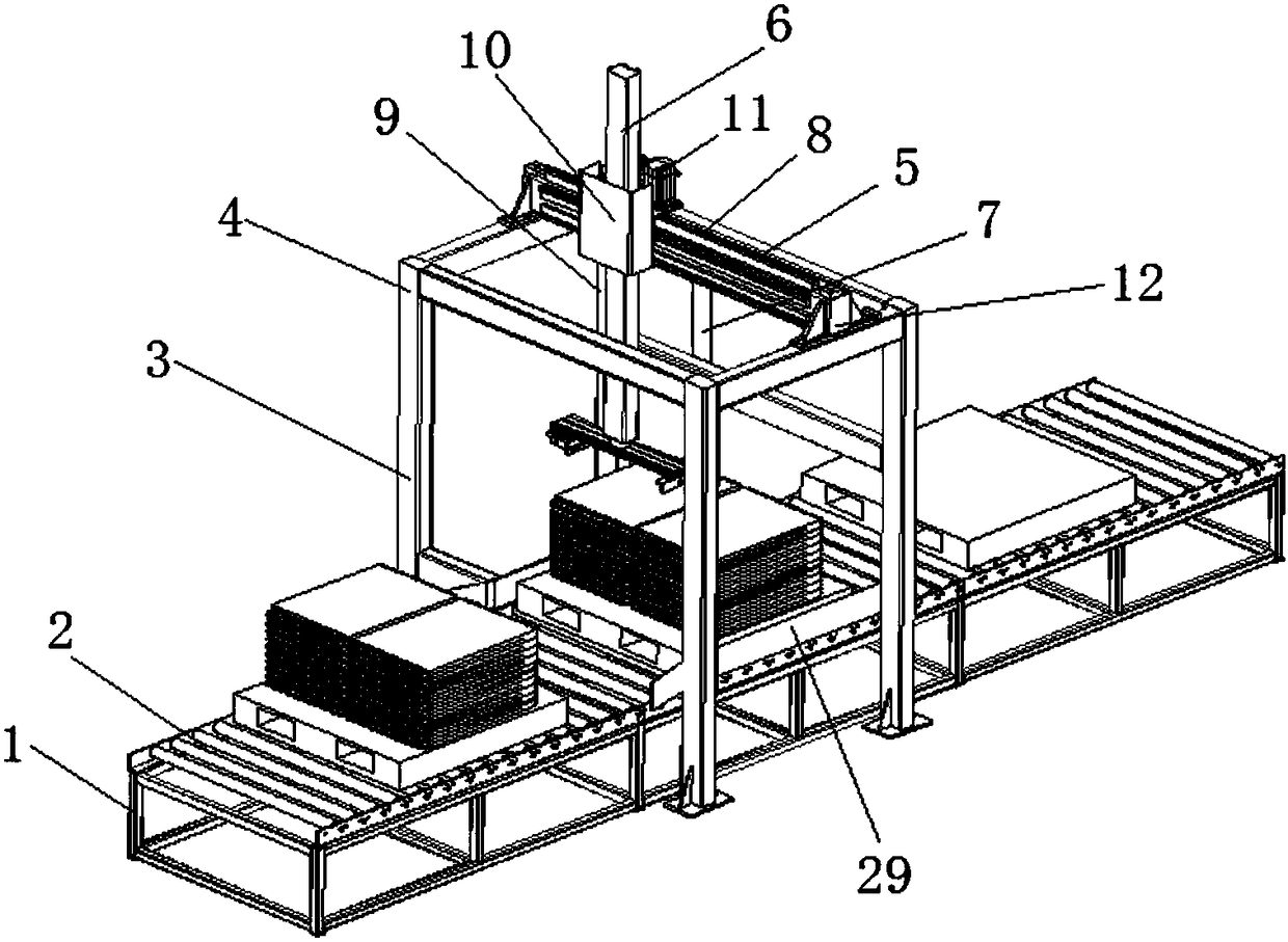 Automatic detecting and unstacking device for condensers