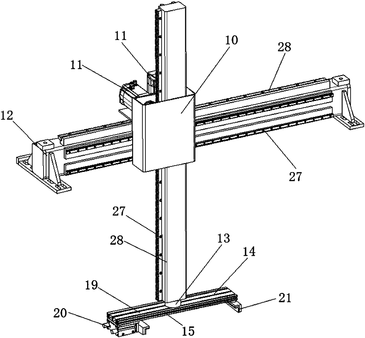 Automatic detecting and unstacking device for condensers