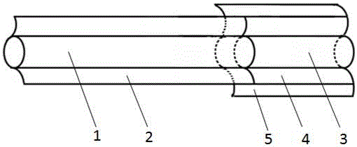 Cigarette made of reconstituted tobacco obtained through pure papermaking method