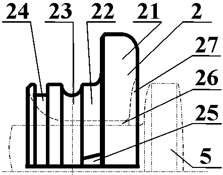 Socket clevis convenient for automatically identifying defects