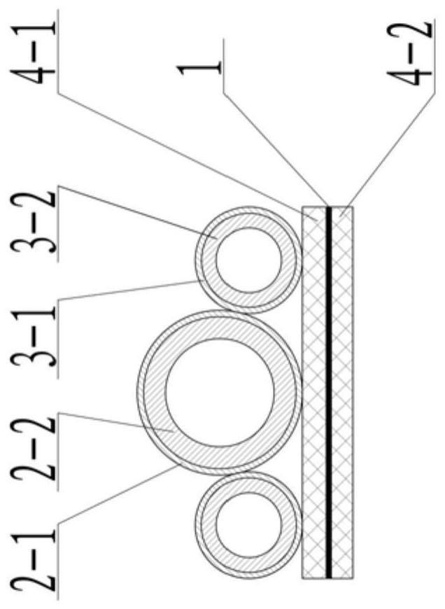 Production equipment and production method for large-diameter polyethylene steel wire mesh reinforced composite steady-state pipe