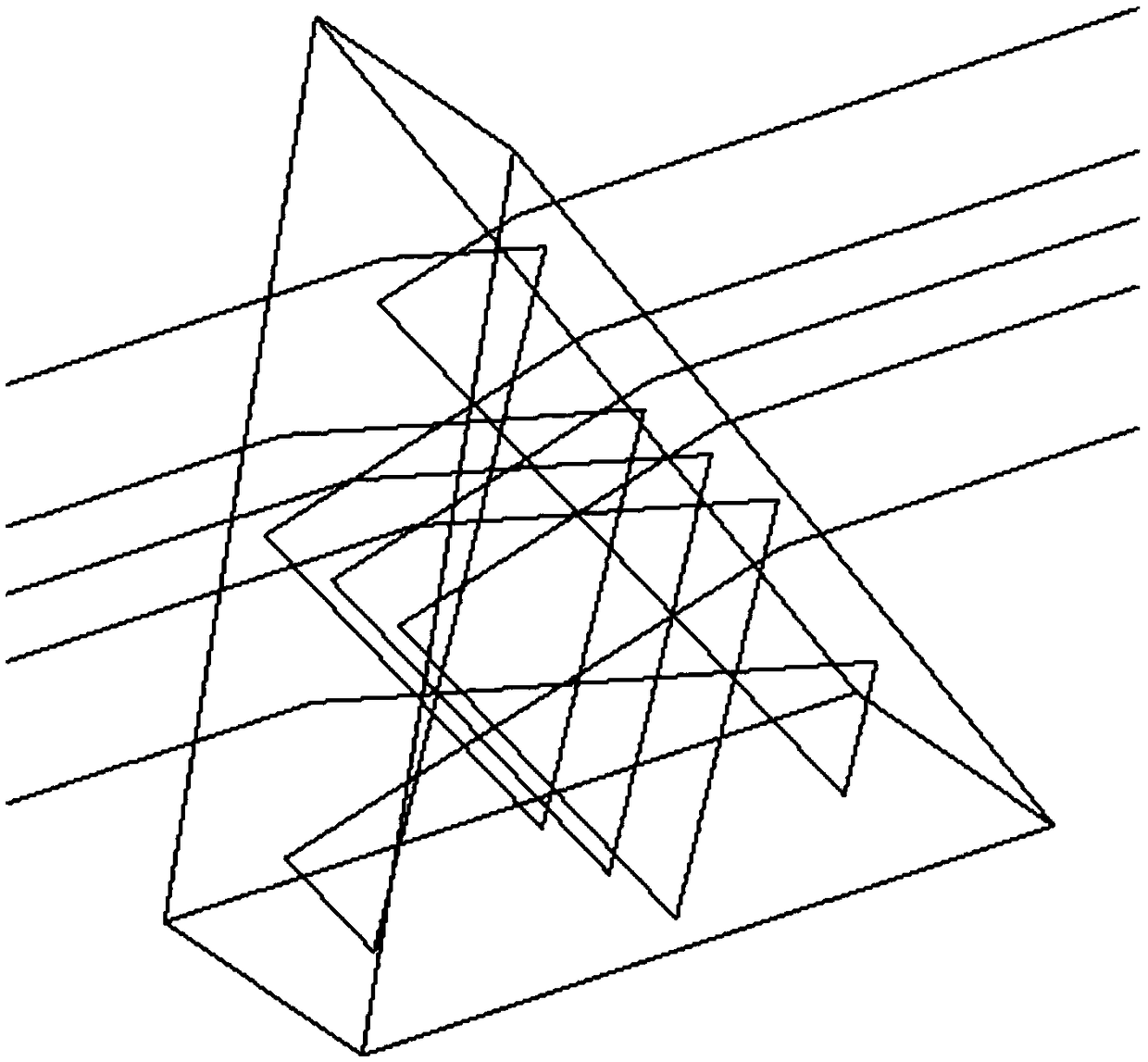 Method for optical image despun through using isosceles prism