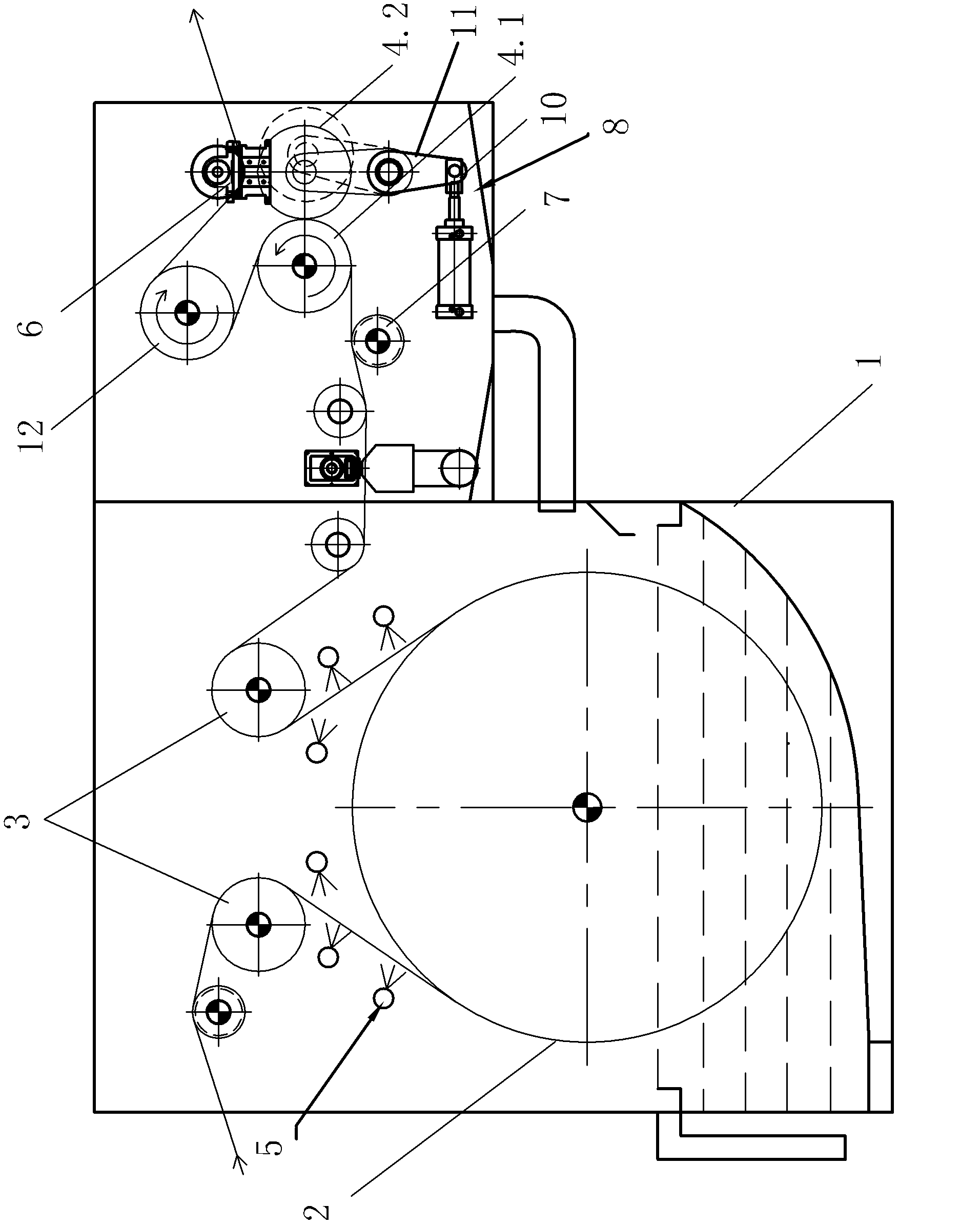 Knitting open-width wet processing unit with spray washing device