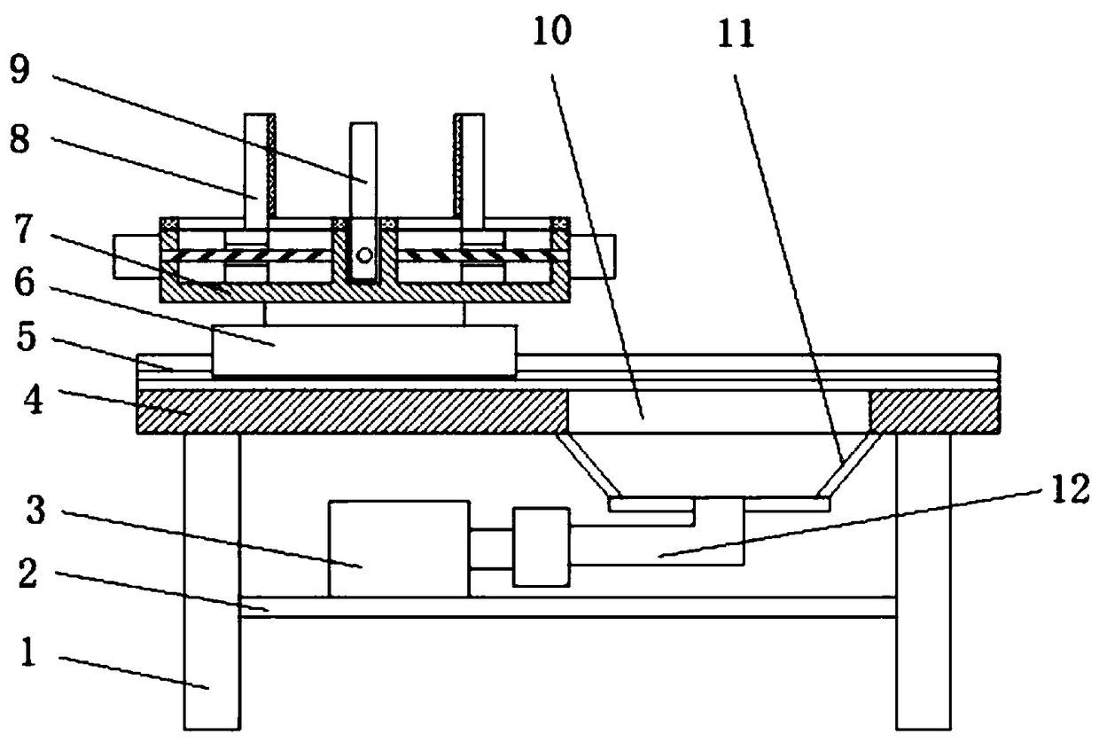 Shell cutting device with convenient cut object fixing function for production of electronic products