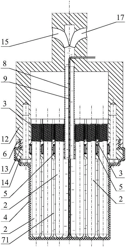 Negative-pressure auxiliary rod cluster-provided self-adaptive robot hand device