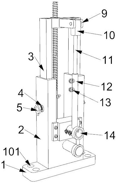 Jointed rock mass dynamic load test device