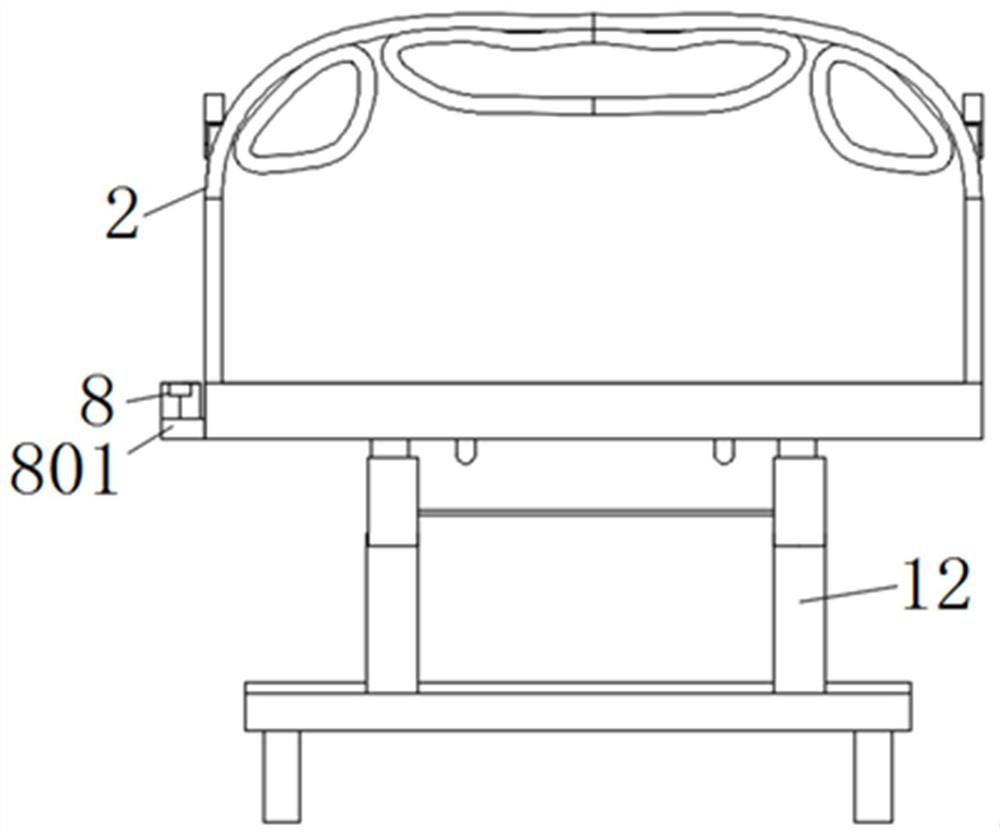 Auxiliary transfer device for medical bed and using method thereof