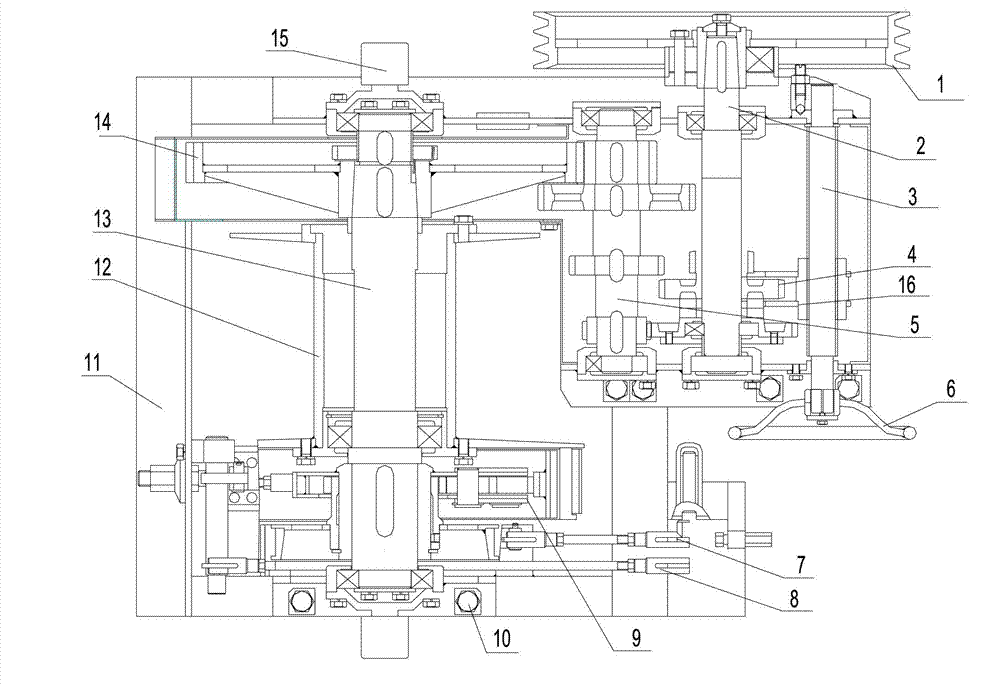 Percussion drill suitable for construction under complex sea area condition