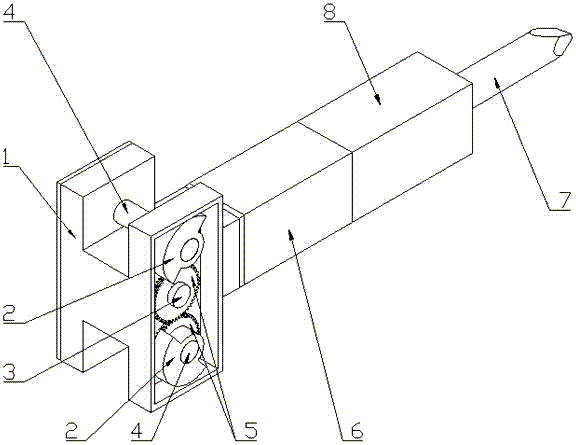 A hydraulic breaker