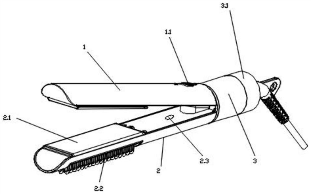 Three-in-one hairdressing device