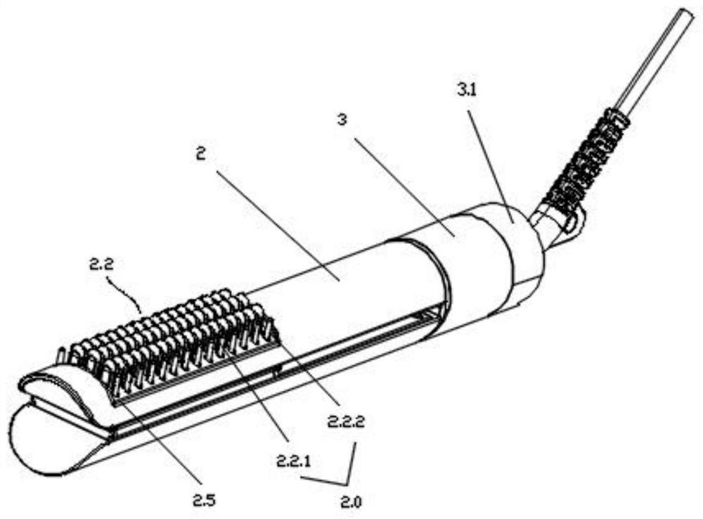 Three-in-one hairdressing device