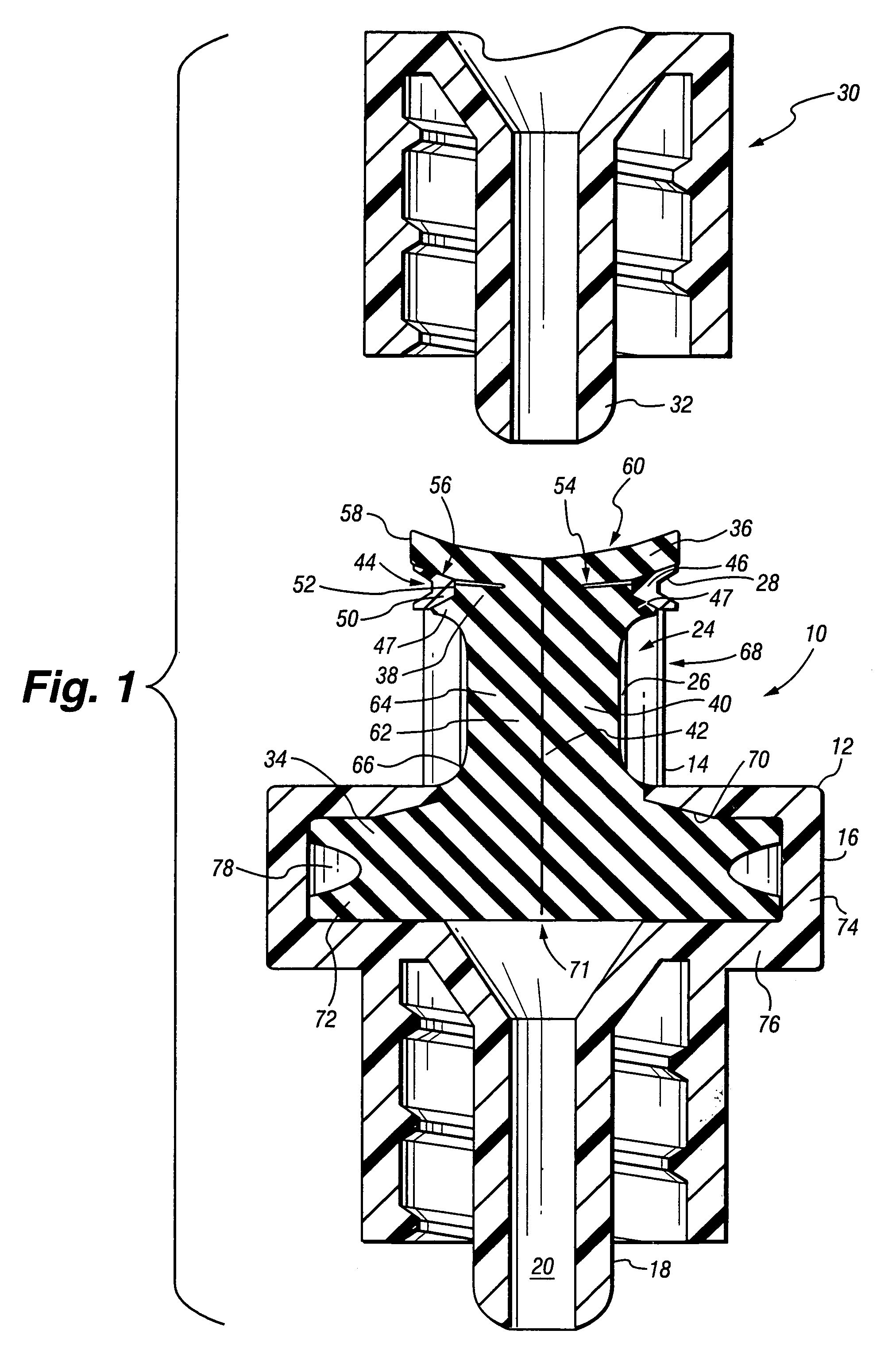 Self sealing luer receiving stopcock