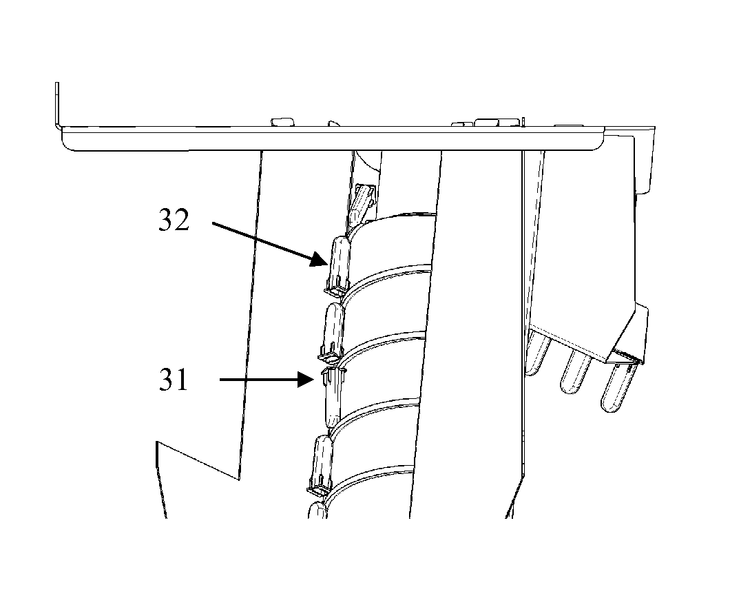 Device for transportation, separation and orientation of cuvettes