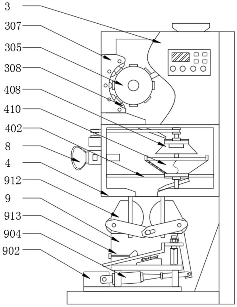 Rice huller with protective structure for agricultural production