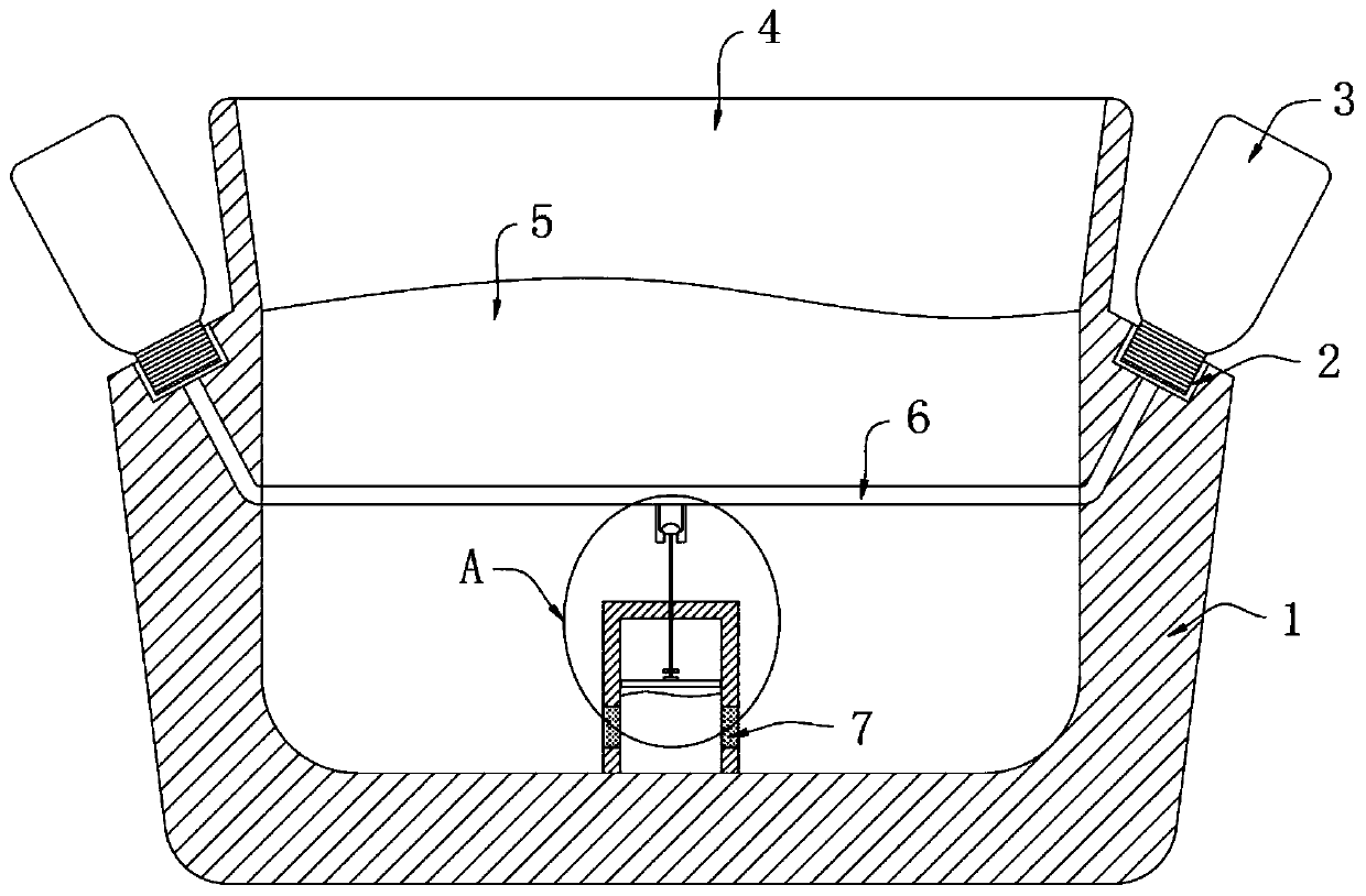 Hydroponic flowerpot with function of self-adding of nutrient solution