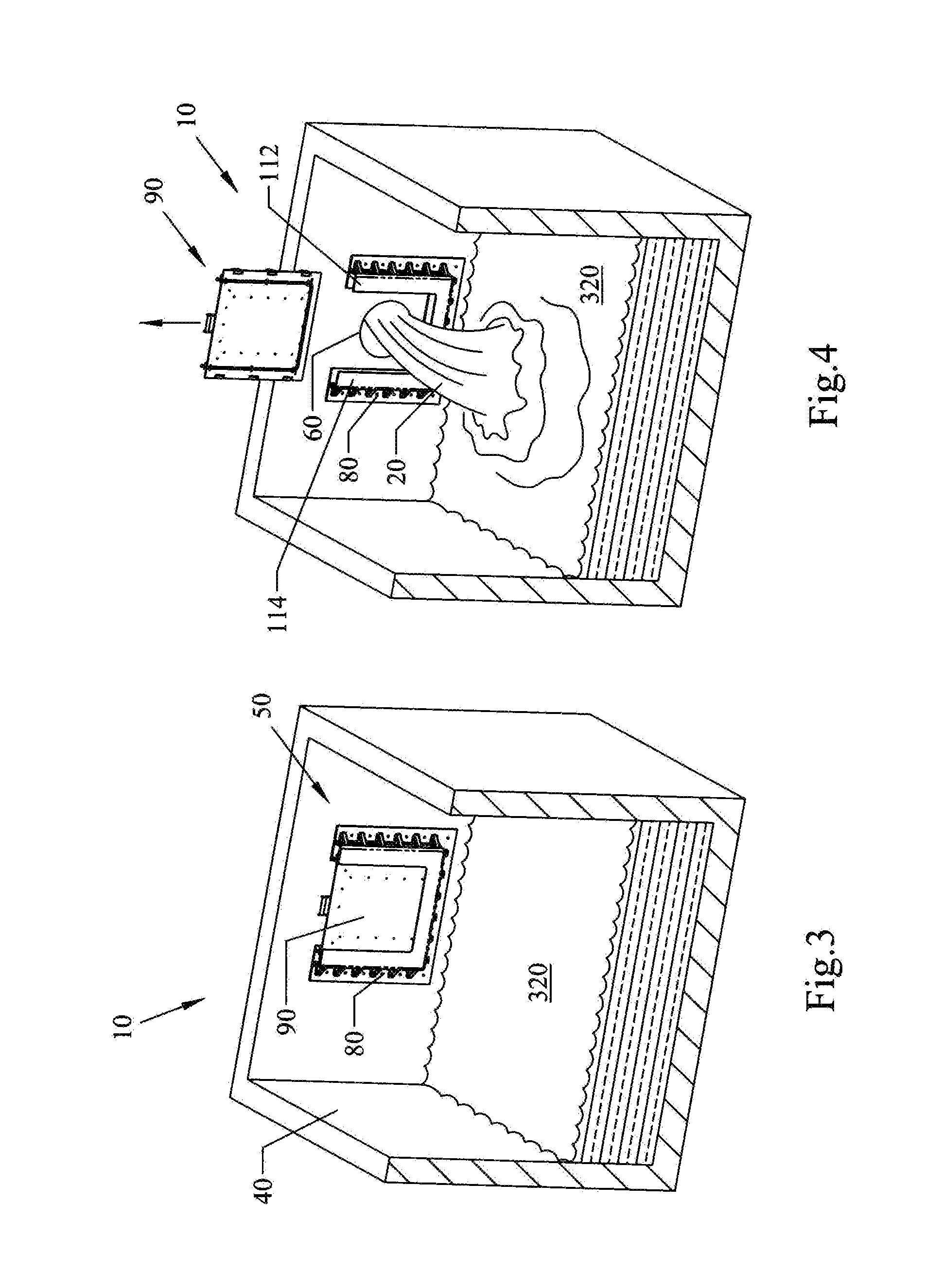 Rotatable wheel box service panel door and equalizer