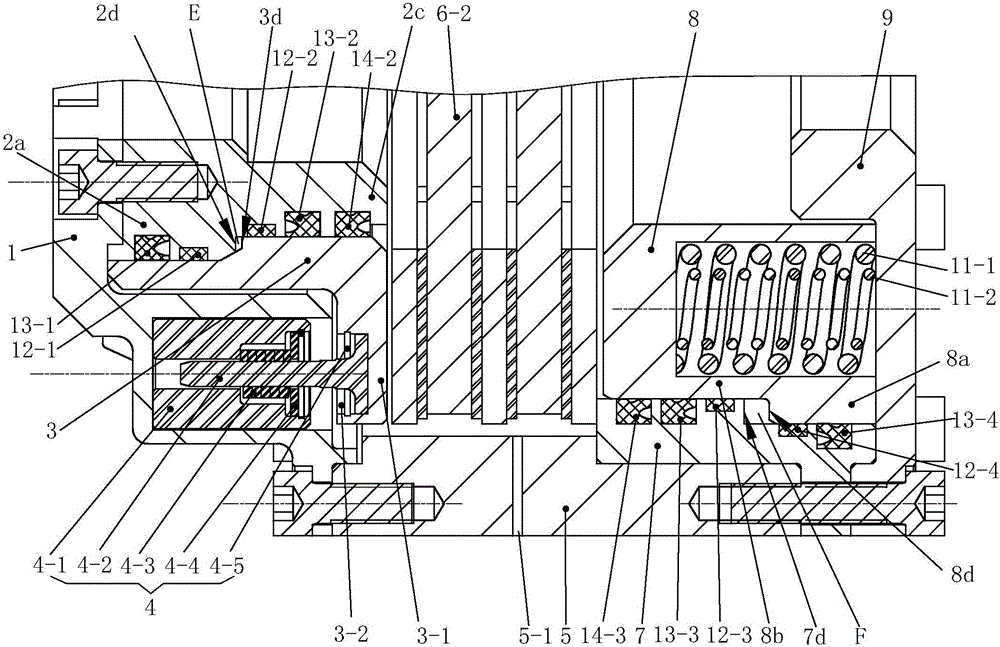 Traveling and parking integrated braking device for automobile