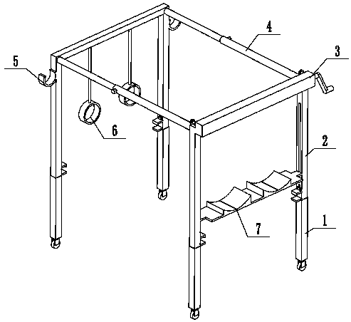 Orthopedics multifunctional hanging frame