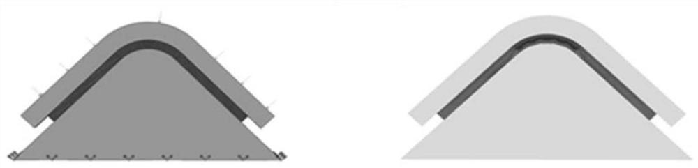 A method for improving the cured molding quality of L-shaped composite laminates