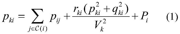 Active power distribution network distributed voltage control method considering global sensitivity