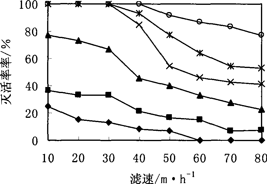 Application of magnetic separation filter in killing chironomus larvas in water