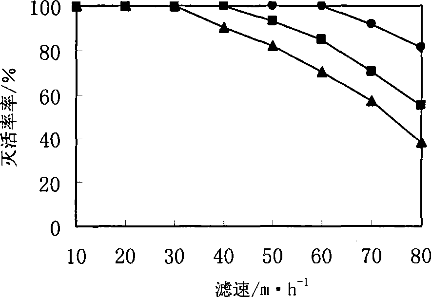 Application of magnetic separation filter in killing chironomus larvas in water