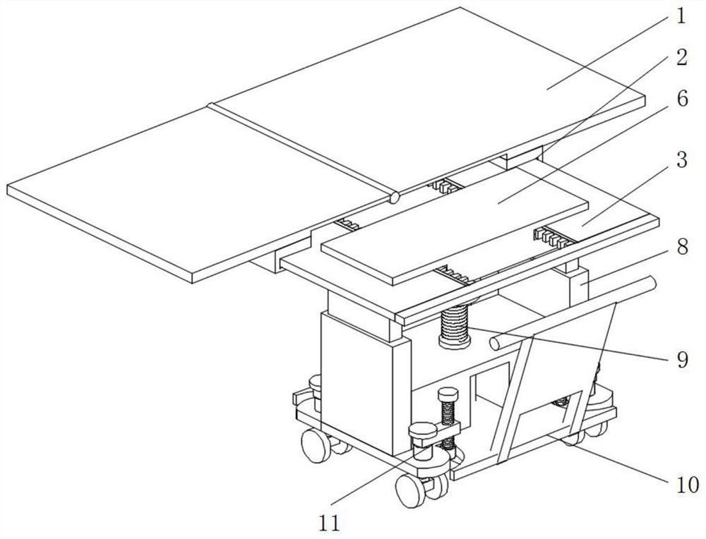 Bed moving device convenient for patient examination