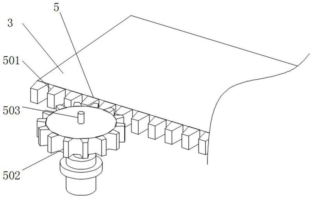 Bed moving device convenient for patient examination