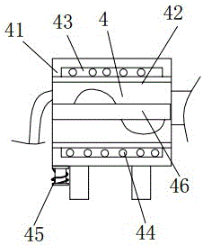 Down processing production line and down processing technology using same