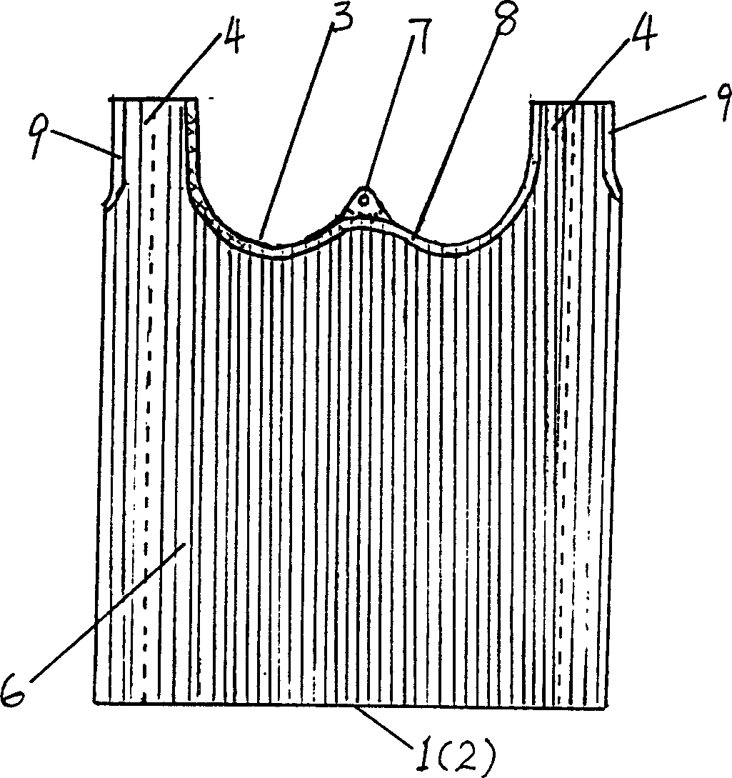 Environmental-protection bag of paper