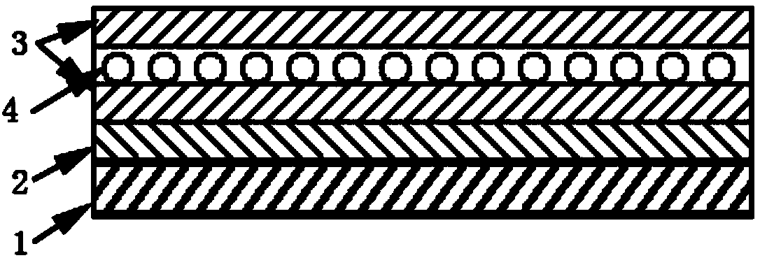 Inkjet printing method of ultra-thin thin fabric and inkjet printing combination layer thereof