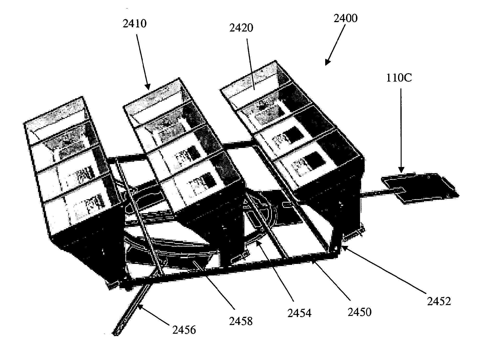 Solar collector mounting array