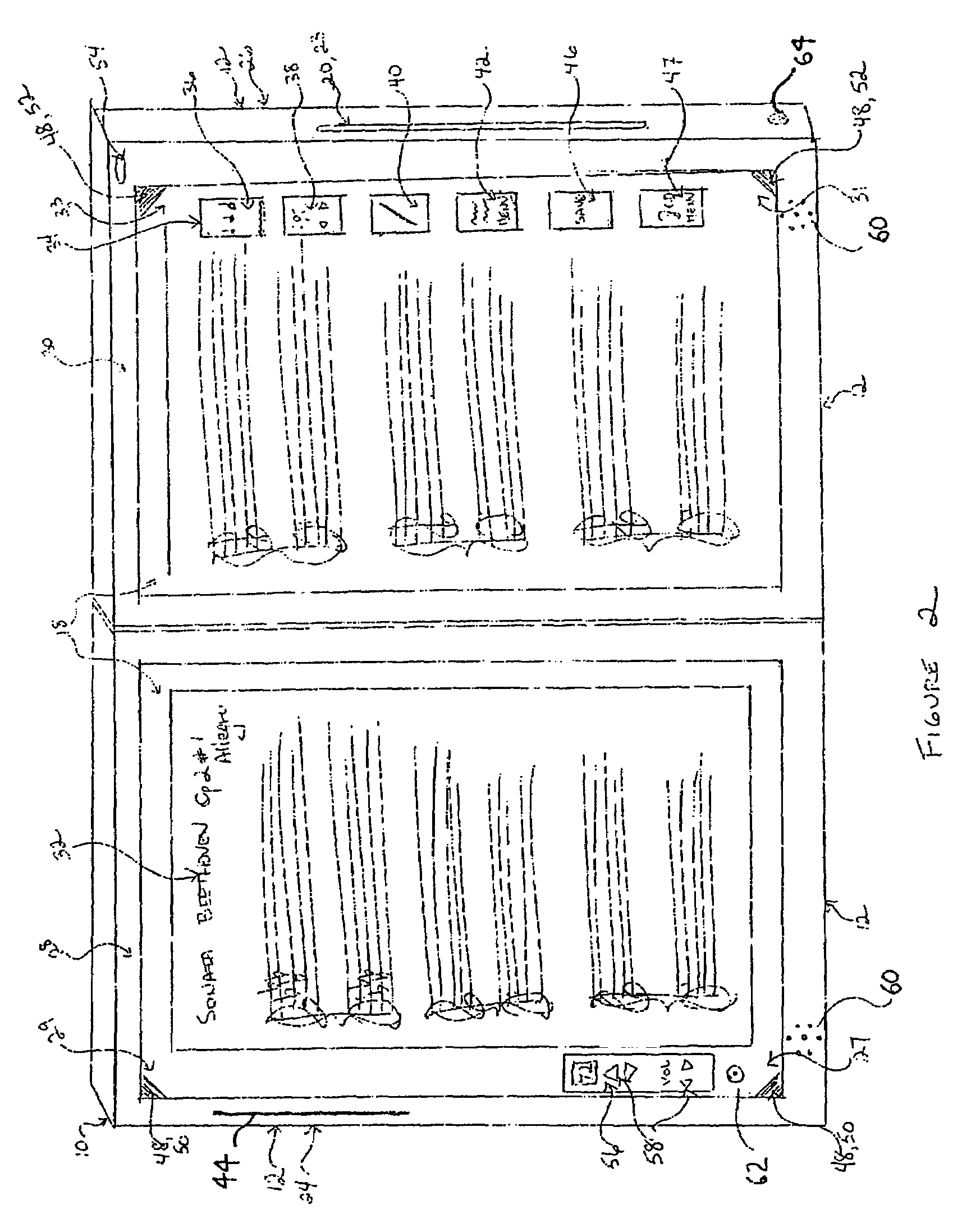 Portable electronic music score device for transporting, storing displaying, and annotating music scores