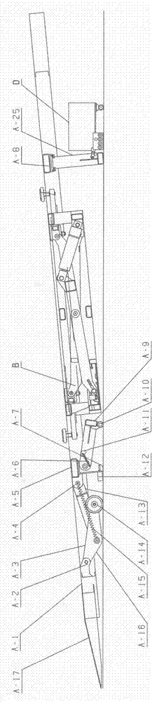 Double-lifting type car body inspection machine with built-in control device