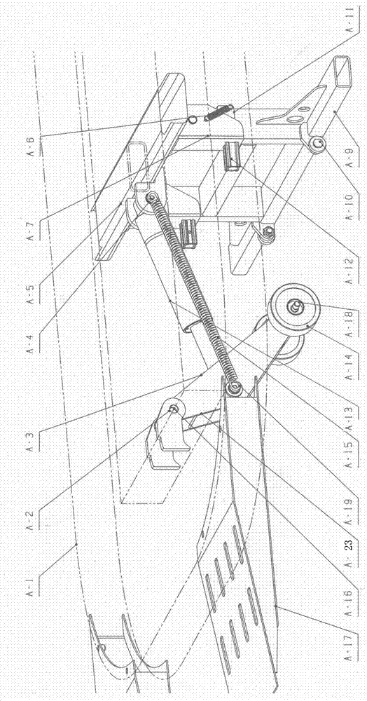 Double-lifting type car body inspection machine with built-in control device