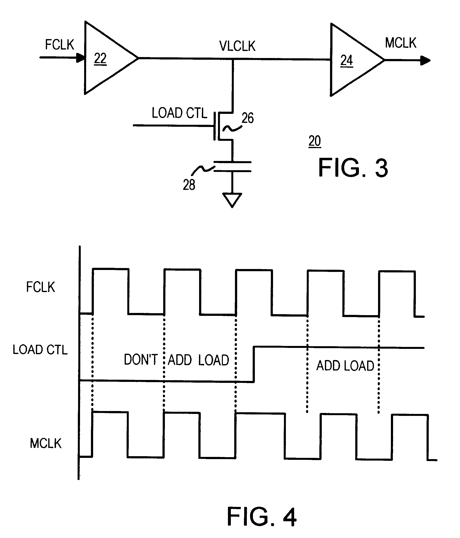 Spread-spectrum clock buffer/driver that modulates clock period by switching loads