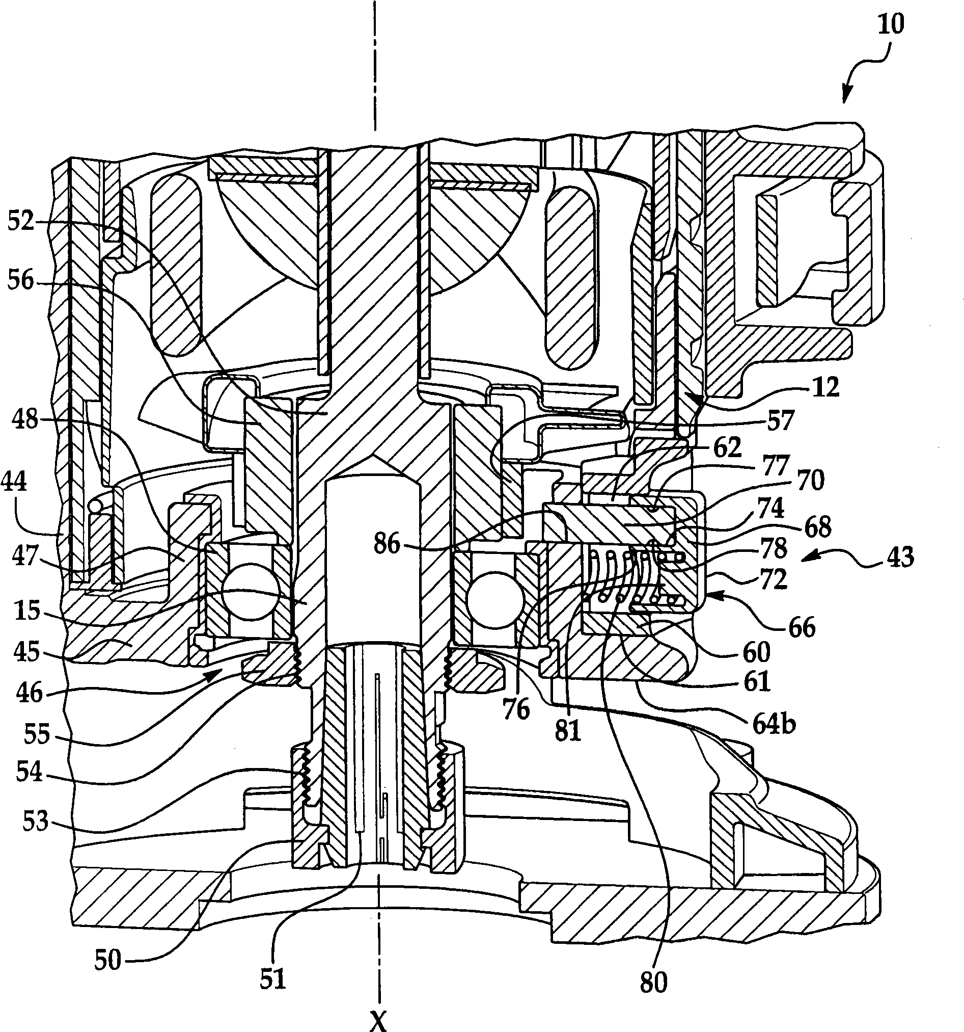 Power tool with spindle lock