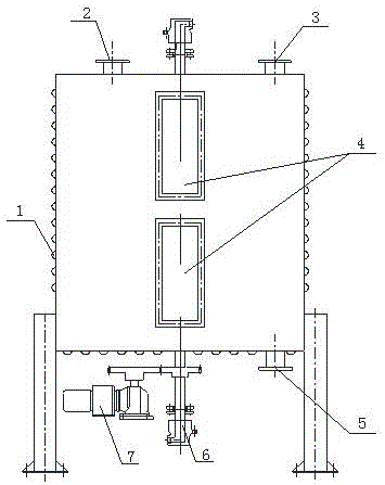 Acid leaching ore pulp liquid drying pyrolysis device