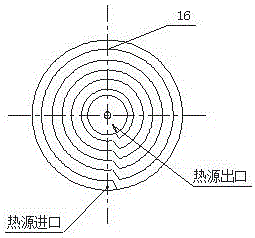 Acid leaching ore pulp liquid drying pyrolysis device