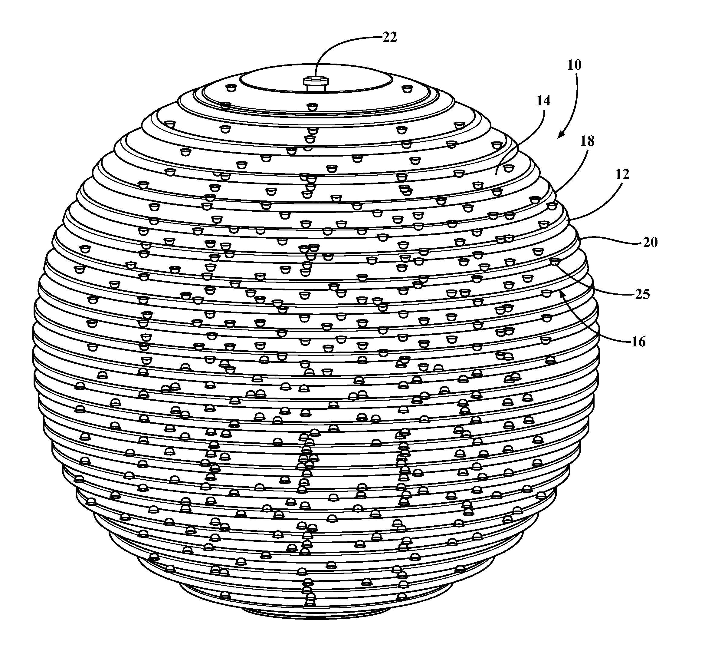 PCM container approximating a container