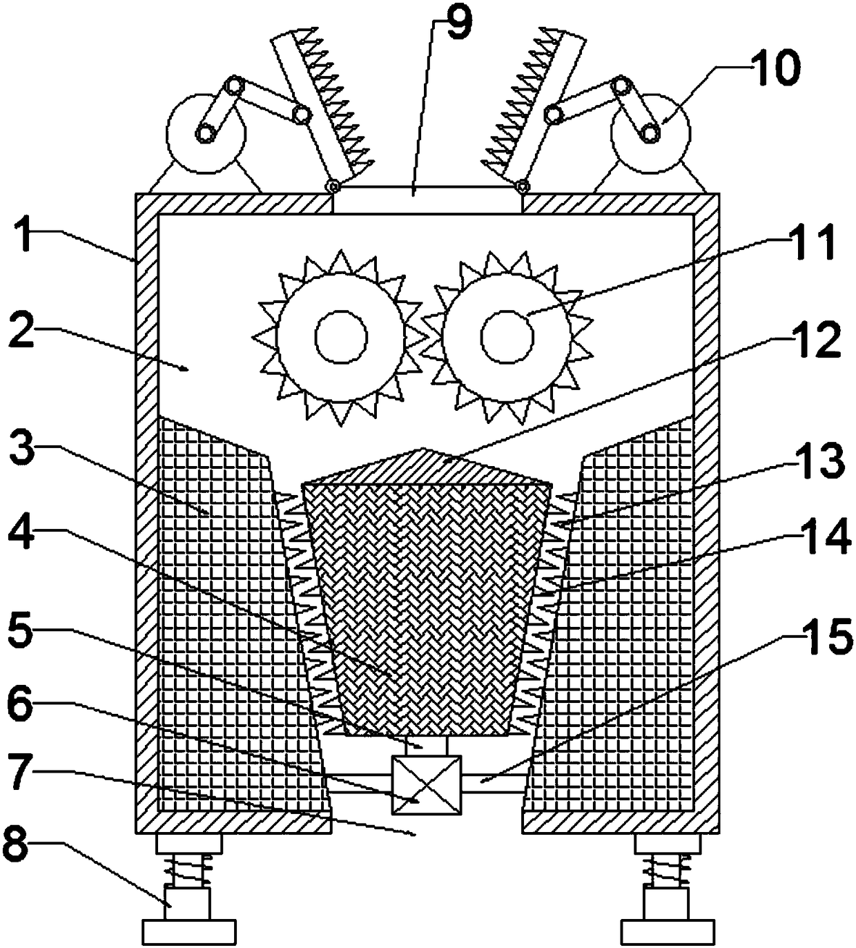 Efficient coal ternary pulverization apparatus