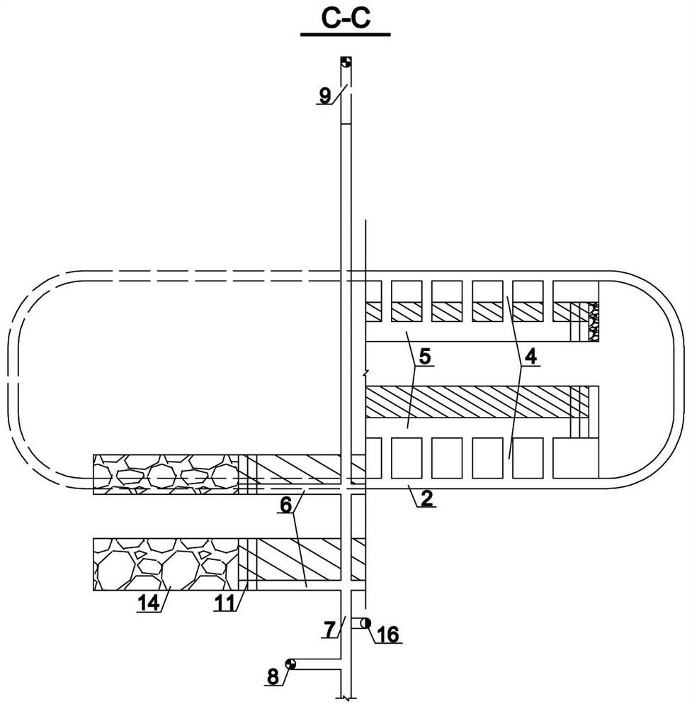 A Segmented Empty Field Method for Structures without Columns and Bottoms