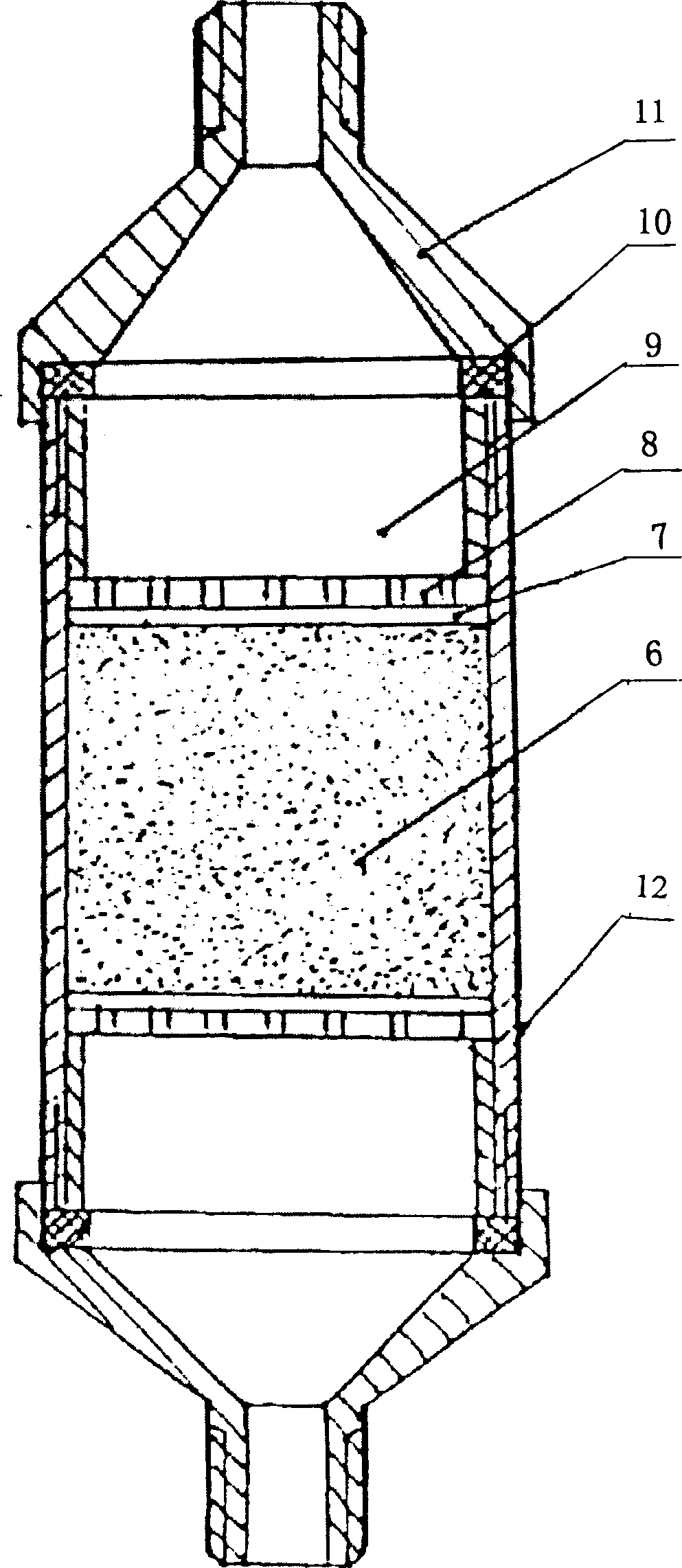 Circulating column experiment device for researching nuclein migration