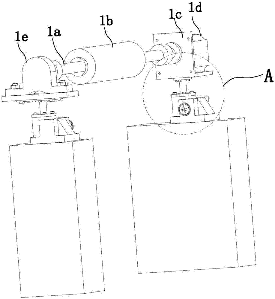 Grinding and polishing device for wood processed surface