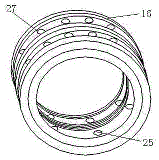 High-performance magnetic liquid sealing structure