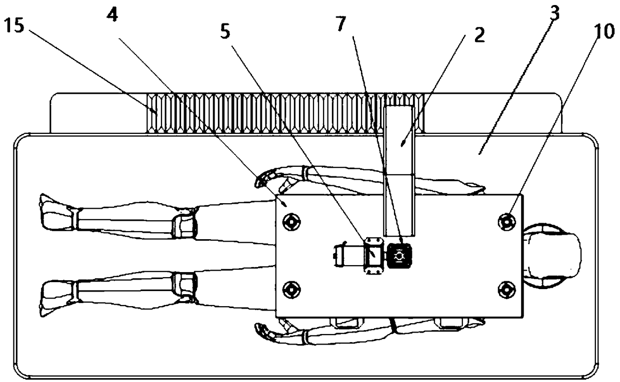 Moxibustion burning device with vertical lifting mechanism