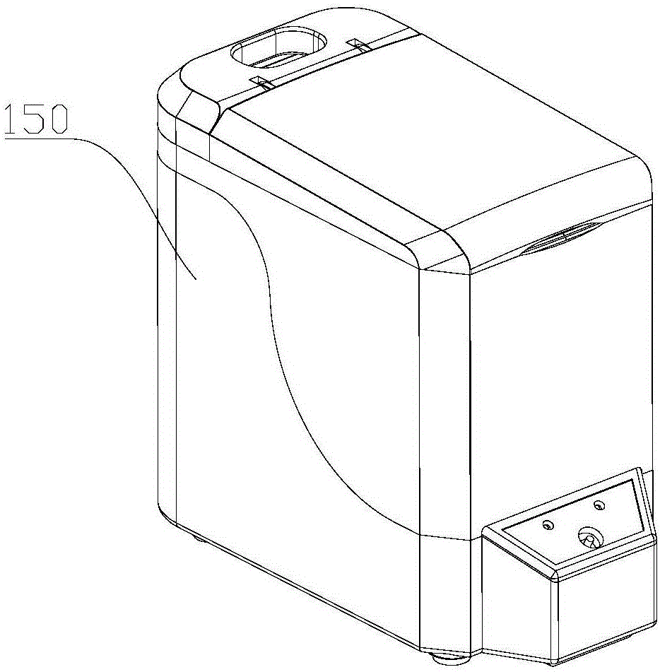 False teeth cleaning machine and false teeth cleaning method