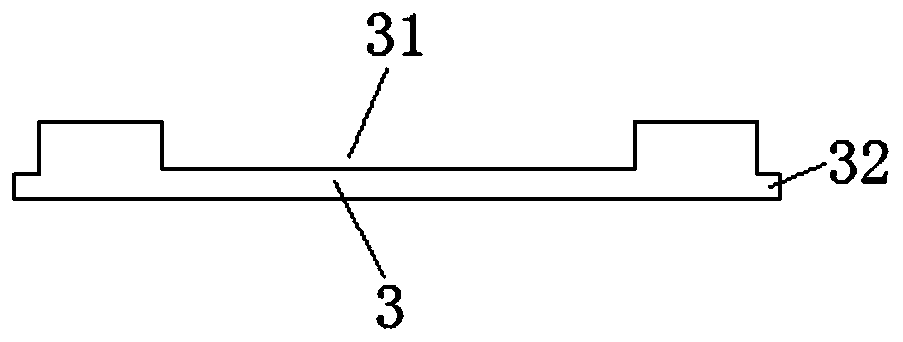 Installation structure of prefabricated floor heating system